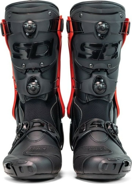 Cizme Moto Racing Rex Black Red, 4