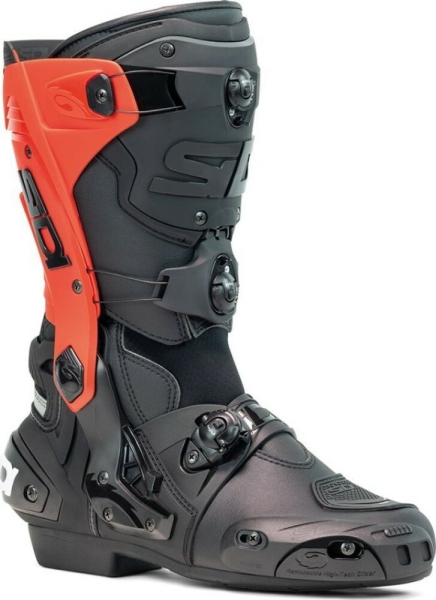 Cizme Moto Racing Rex Black Red, 5