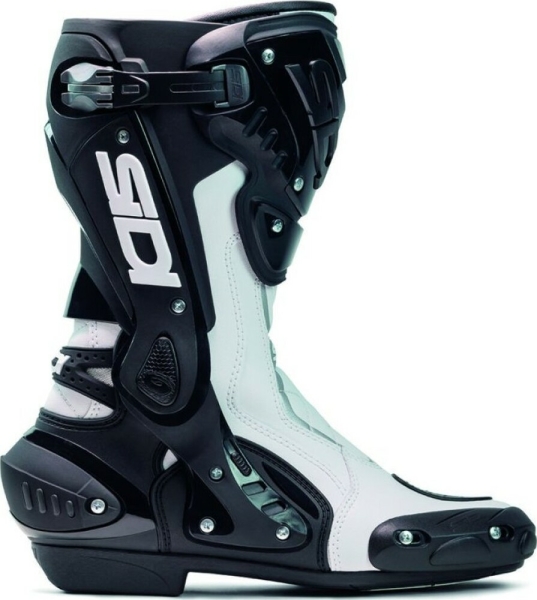 Cizme Moto Racing ST Black White, 10