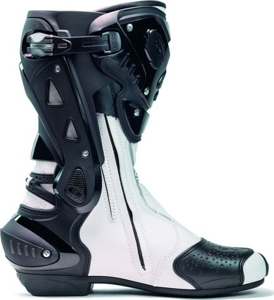 Cizme Moto Racing ST Black White, 19