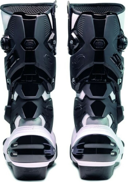 Cizme Moto Racing Vertigo 2 White Black, 6