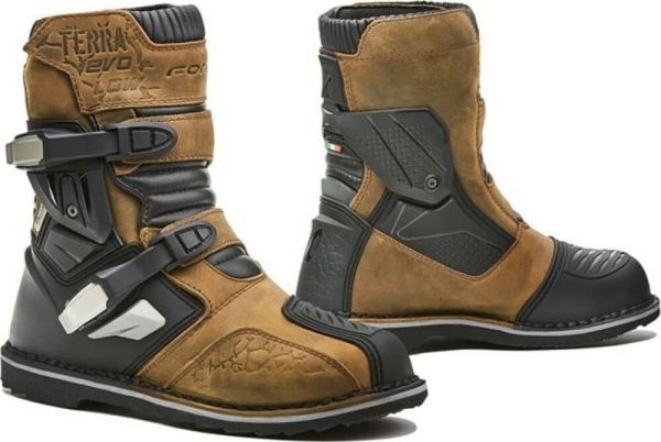 Cizme Moto Terra Evo Low Dry Waterproof Brown, 2