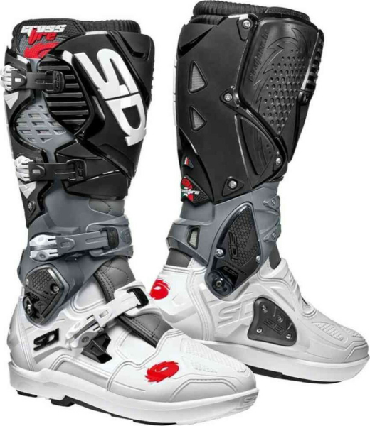 Cizme Moto Crossfire 3 SRS White-Grey-Black, 3