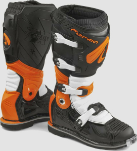 Cizme Enduro Terrain Evolution TX Black Orange White, 4