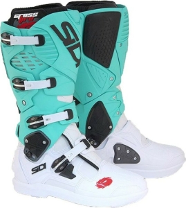 Cizme Moto Enduro Crossfire 3 SRS Limited Edition White/Mint