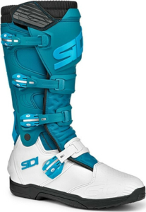 Cizme Moto MX/Enduro Dama Xpower SC Lei White Petrol/Light Blue