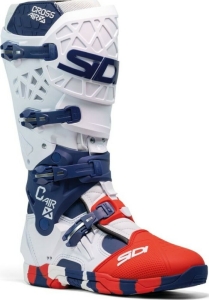 Cizme Moto Mx Enduro Crossair X White Navy Red 25