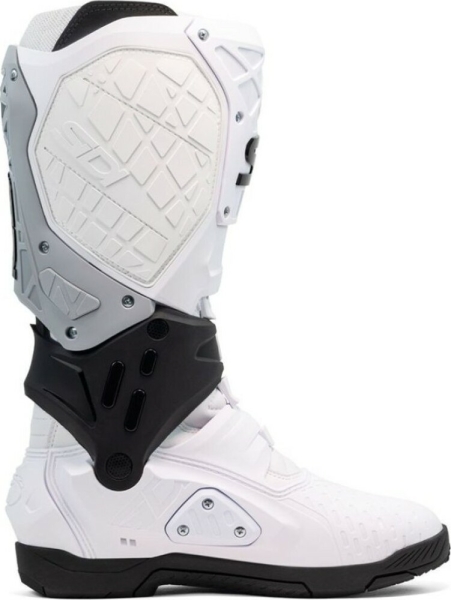 Cizme Moto Mx Enduro Crossair X White Black, 17