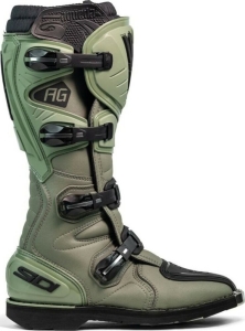 Cizme Moto MX Enduro Agueda Army Black, 4