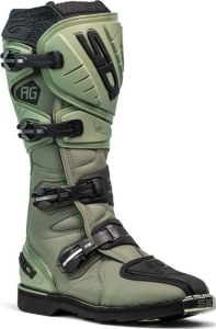 Cizme Moto MX Enduro Agueda Army Black, 11