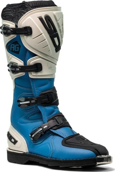 Cizme Moto MX Enduro Agueda Petrol Sand, 2