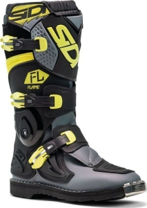 Cizme MX Enduro Copii Flame Black Lime Grey 2025