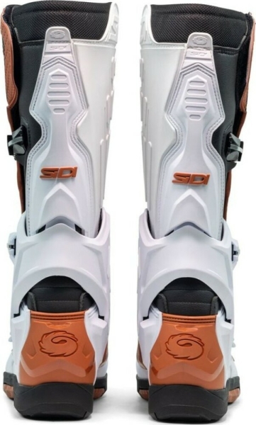 Cizme Moto MX Enduro Crossair White Black Bronze, 8