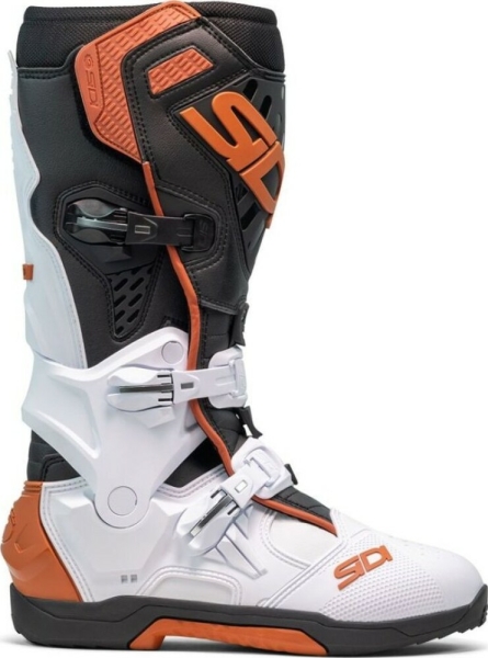 Cizme Moto MX Enduro Crossair White Black Bronze, 8