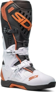 Cizme Moto MX Enduro Crossair White Black Bronze, 4