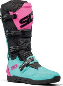 Cizme Moto MX Enduro X-Power SC Mint Black Pink