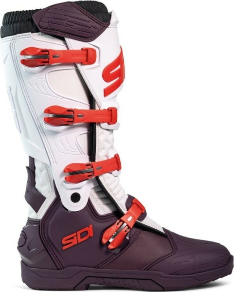 Cizme Moto MX Enduro X-Power SC White Black Pink, 5