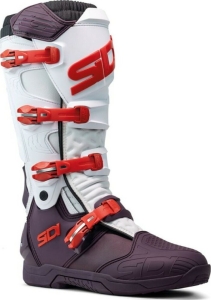Cizme Moto MX Enduro X-Power SC White Black Pink