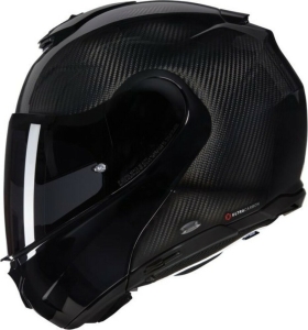 Casca Moto Flip-Up X-1005 Ultra Carbon Puro 324 Black Glossy 2025