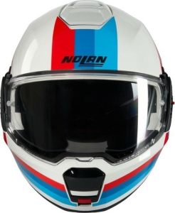 Casca Moto FLIP BACK N120-1 Lineo 347 Blue Red White Glossy, 8
