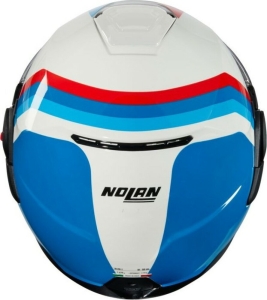 Casca Moto FLIP BACK N120-1 Lineo 347 Blue Red White Glossy, 22