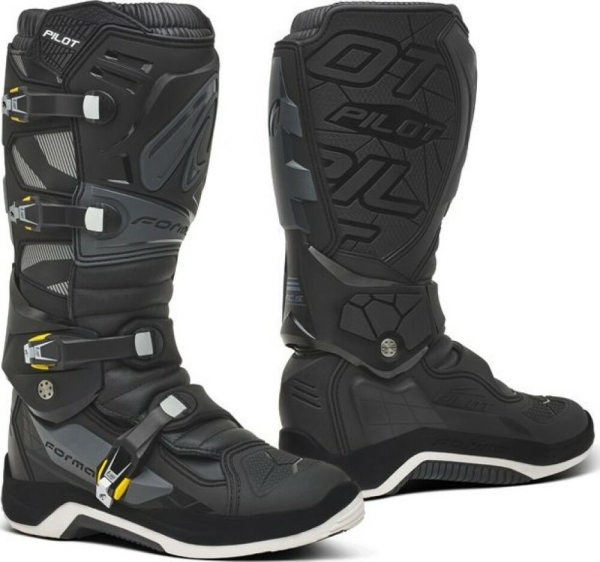 Cizme Moto MX Pilot Black Anthracite, 2