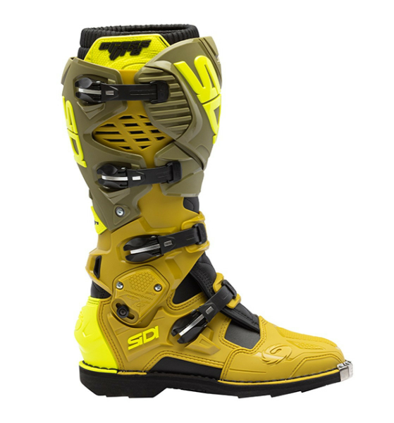Cizme Moto MX/Enduro Crossfire 3 Galben/Verde, 5