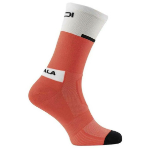 Sosete Moto Neo Coral Fluo/White