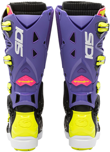 Cizme Moto MX/Enduro Crossfire 3 SRS Violet/Black/Yellow Fluo, 10