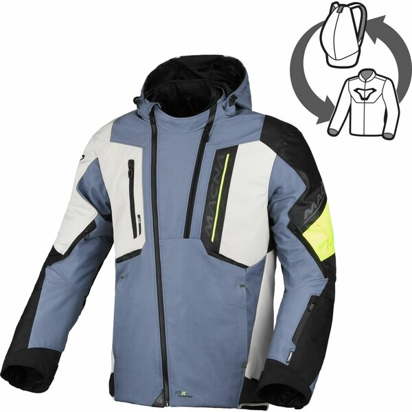 Geaca textil impermeabila MACNA ANGLE 2.0 Negru 3XL, 6