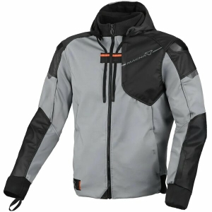 Geaca de vara textil MACNA DISTEC S Gri/Negru, 3