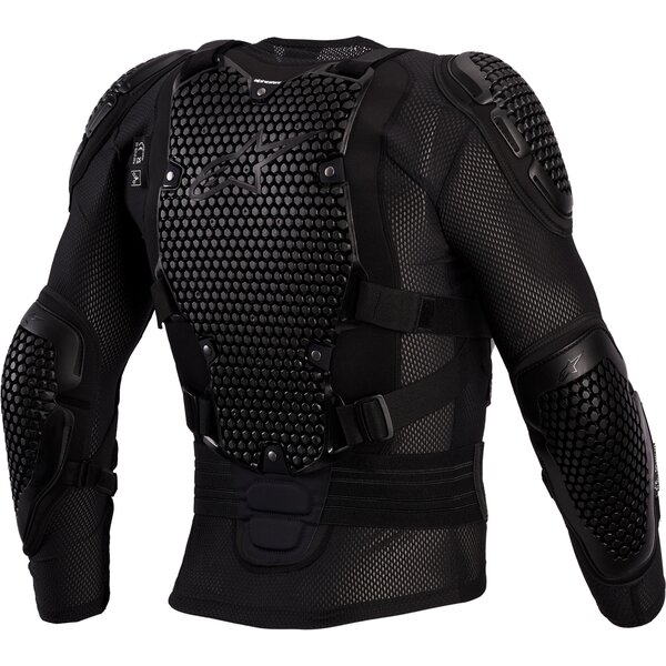 Armura de protectie ALPINESTARS BIONIC ACTION V3 S Aluminiu/Negru/Rosu fluo, 4