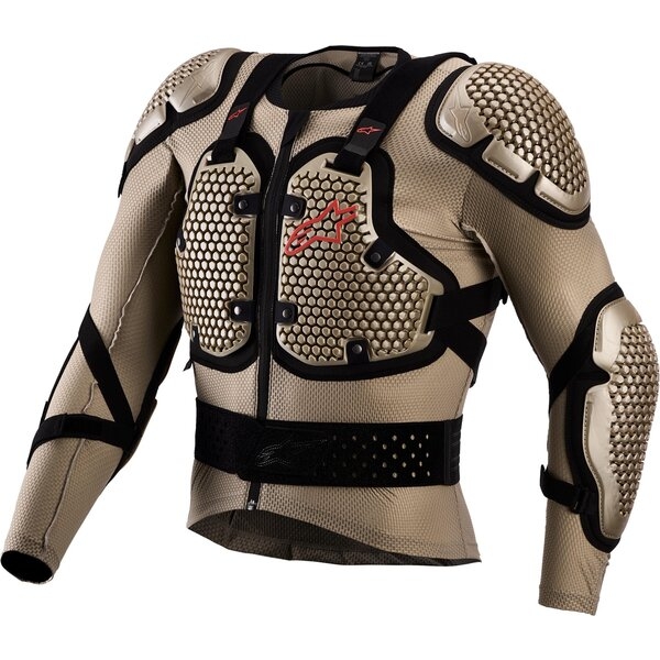 Armura de protectie ALPINESTARS BIONIC ACTION V3 S Aluminiu/Negru/Rosu fluo, 6