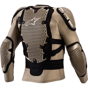 Armura de protectie ALPINESTARS BIONIC ACTION V3 S Aluminiu/Negru/Rosu fluo