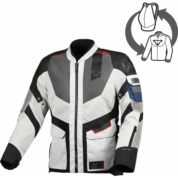 Geaca de vara touring MACNA TRAVELAIR XXL Taupe/Negru, 6