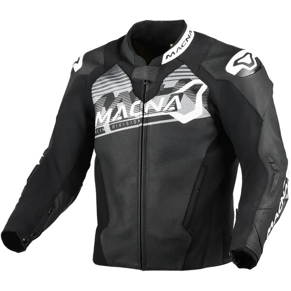 Geaca de piele sport MACNA BLITZ Negru 48, 5