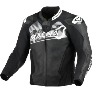 Geaca de piele sport MACNA BLITZ Negru 48, 5