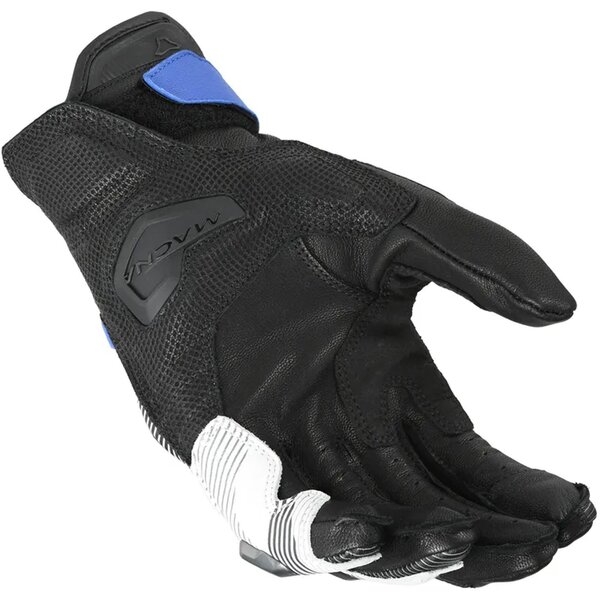 Manusi de piele MACNA ULTRAXX 2.0 S Negru/Albastru/Rosu, 4