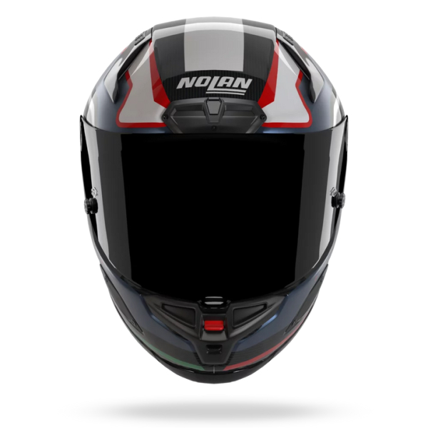 Casca Moto Full-Face X-804 RS Ultra Carbon Piega 366 Blue/Black/Red, 4