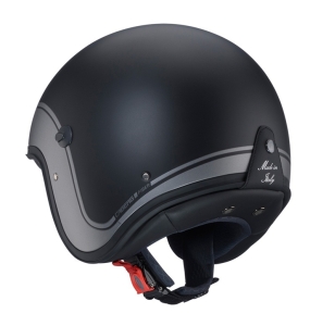 Casca open face (jet) Caberg model Freeride X Imola D5 negru/gun metal (titanium) mat (fibra de sticla) - Negru/gun metal (titanium) mat , L (59/60cm), 5