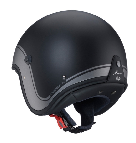 Casca open face (jet) Caberg model Freeride X Imola D5 negru/gun metal (titanium) mat (fibra de sticla) - Negru/gun metal (titanium) mat , XXL (63/64cm), 4