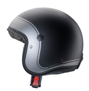 Casca open face (jet) Caberg model Freeride X Imola D5 negru/gun metal (titanium) mat (fibra de sticla) - Negru/gun metal (titanium) mat , XXL (63/64cm), 5