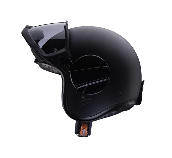 Casca Caberg model Ghost X 17 negru mat - fibra de sticla - omologare noua ECE 22.06 - Negru mat , M (57/58cm), 4