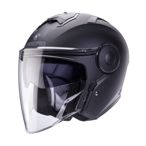 Casca open face (jet) Caberg model Soho SV 17 negru mat - Negru mat , M (57/58cm)