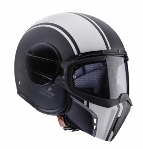 Casca Caberg model Ghost Legend negru/alb mat - fibra de sticla - Negru/alb mat , XXL (63/64cm)