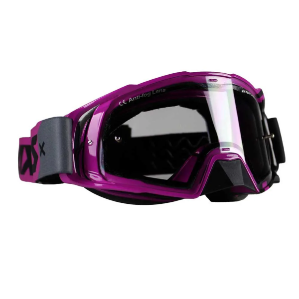Ochelari Axxis Off road (cross-enduro) MX EVO Strap A8 roz – culoare: roz
