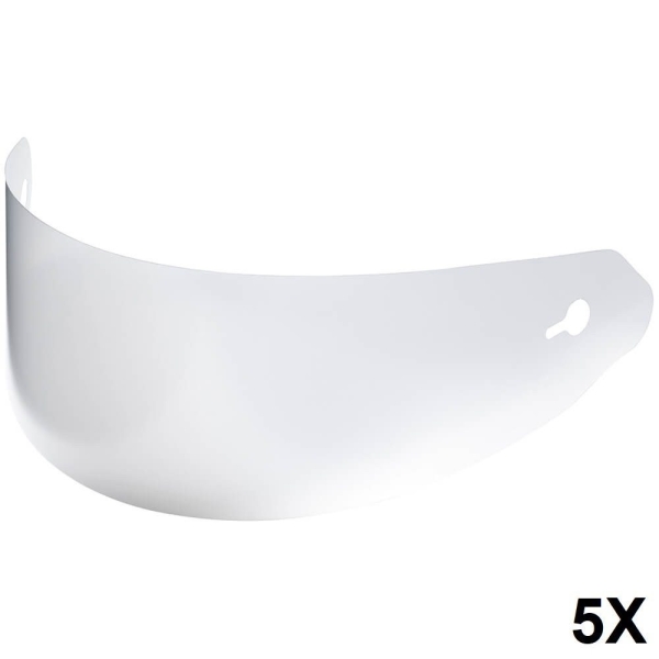 Kit 5 tear-off (kit 5 folii transparente) casca integrala Caberg model Drift - Drift Evo