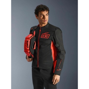 Borseta pentru talie ALPINESTARS MM93 WAIST BAG Negru/Rosu fluo