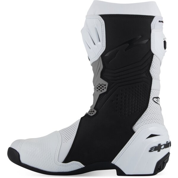 Cizme moto race ALPINESTARS SUPERTECH R VENTED 45 Alb/Gri/Negru, 4
