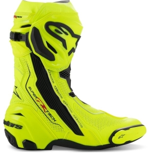 Cizme moto race ALPINESTARS SUPERTECH R VENTED 45 Alb/Gri/Negru